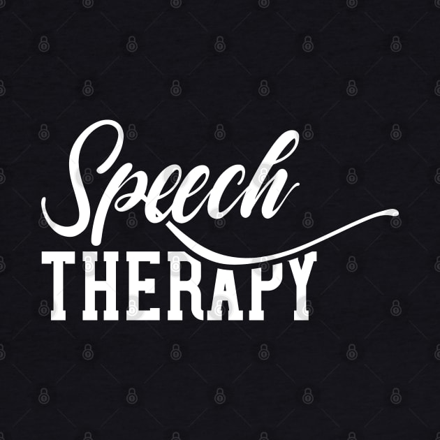 Speaking Speech Therapist Therapy Stutter Voice by dr3shirts